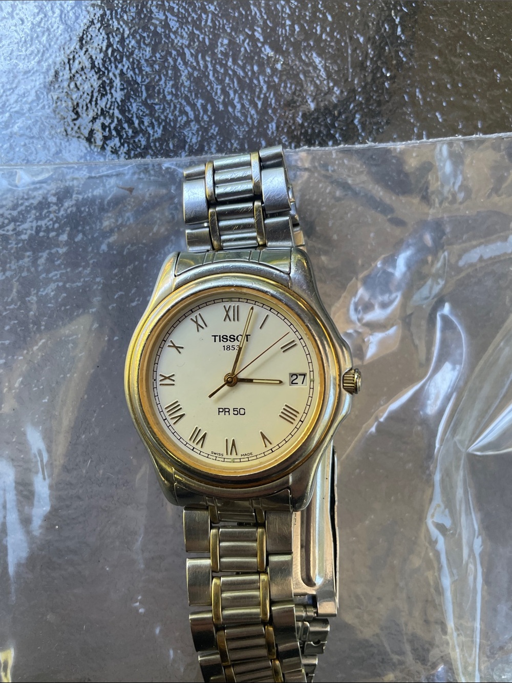 Tissot Two-Tone Silver and Gold Men's Watch
